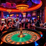 Players at a casino roulette table experience the excitement of gambling with https://go8.sa.com/ featured subtly in the scene.
