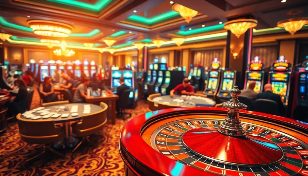 Experience the thrill of live gambling at https://cakhiatv.uno with vibrant roulette and slot machines.