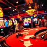 The scene at a casino table featuring thrilling poker action with the app 79club inviting players to engage.